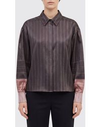 Alysi - Striped Silk Shirt - Lyst