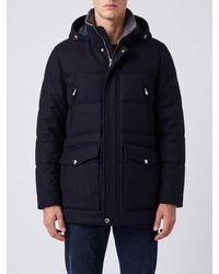 Brunello Cucinelli - Padded Wool Parka With Detachable Hood - Lyst
