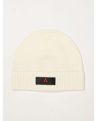 Peuterey - Wool And Cashmere Blend Beanie With Cuff And Logo Patch - Lyst