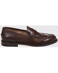 Alberto Fasciani - Classic Smooth Calf Leather Loafers With Penny Bar - Lyst