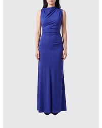 Victoria Beckham - Long Jersey Dress - Lyst