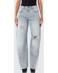 Haikure - Clyde Mid-Rise Wide-Leg Jeans - Lyst