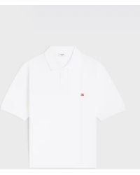Celine - Classic Cotton Polo Shirt - Lyst
