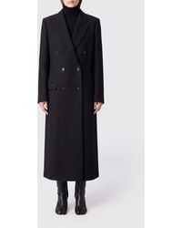 Maison Margiela - Double-Breasted Long Coat - Lyst