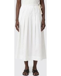 Soeur - Pleated Organic Cotton Midi Skirt - Lyst