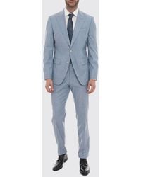 BOSS - Single-Breasted Virgin Wool Suit - Lyst