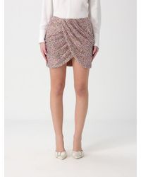 Self-Portrait - Mini Skirt With Embedded Rhinestones - Lyst