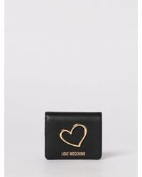 Love Moschino - Heart Faux Leather Wallet - Lyst