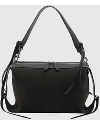 Yuzefi - Bento Grained Calfskin Leather Shoulder Bag With Strap - Lyst