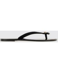 Versace - Wildleder-Zehentrenner-Sandalen Mit Medusa-Logo - Lyst