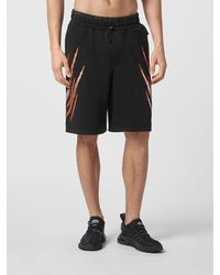 Philipp Plein - Jersey Sports Shorts With All-Over Graphic Print - Lyst