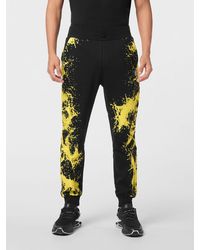 Philipp Plein - Abstract Print Jersey Jogging Pants With Logo - Lyst