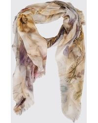 Faliero Sarti - Printed Cashmere Blend Scarf - Lyst