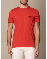 Iceberg - T-shirt in cotone con big stampa Topolino posteriore - Lyst