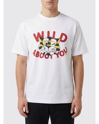 KENZO - Printed Cotton T-Shirt - Lyst