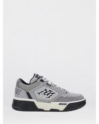 Amiri - Ma-94 Leather And Mesh Sneakers With Monogram And Suede Details - Lyst