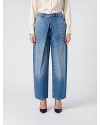 Balmain - Mid-Rise Baggy Jeans - Lyst