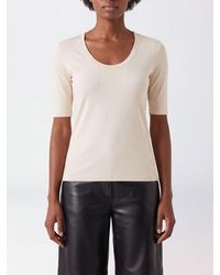 Fabiana Filippi - Slim Fit Short-Sleeved T-Shirt - Lyst