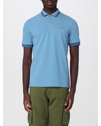 Sun 68 - Cotton Logo Polo Shirt - Lyst
