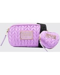 Versace Jeans Couture - Logo-Plaque Crossbody Bag - Lyst