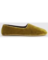 The Row - Ponti Velvet Ballerina Flats - Lyst