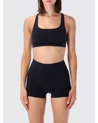On Shoes - Cropped Sports Top With Criss-Cross Straps And Square Neck - Lyst