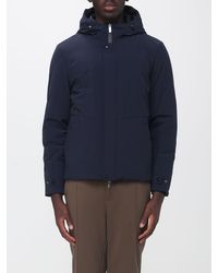 Heskimo - Padded Waterproof Nylon Windbreaker With Hood And Slim Fit - Lyst