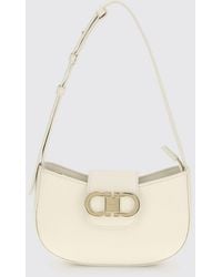 Ferragamo - Gabry Mini Hammered Leather Bag - Lyst