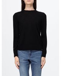 Michael Kors - Crewneck Pure Merino Wool Jumper With Three-Button Cuffs - Lyst