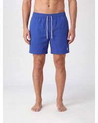 Polo Ralph Lauren - Swim Shorts With Pony Logo And Drawstring Waist - Lyst