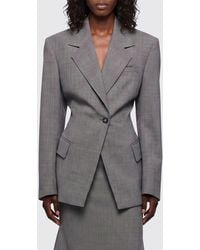 The Attico - Cropped Single-Breasted Blazer - Lyst