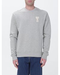 Ami Paris - Cotton Crew-Neck Sweatshirt - Lyst