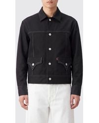 Junya Watanabe - Pure Wool Shirt Jacket With Contrast Stitching - Lyst