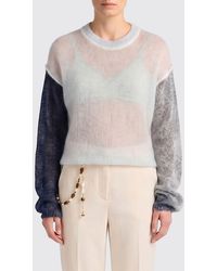 Momoní - Momon&Igrave Color-Block Mohair Wool Pullover - Lyst