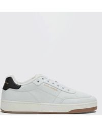 Saint Laurent - Baskets Basses Sl/61 Bicolores En Cuir De Veau Lisse - Lyst