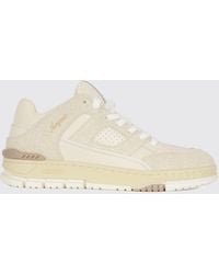 Axel Arigato - Area Lo Fluffy Leather And Suede Sneakers With Mesh Interior - Lyst