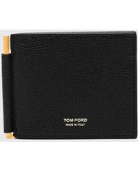 Tom Ford - Hammered Leather Wallet - Lyst