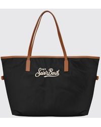 MC2 Saint Barth - Nylon Shoulder Bag With Logo - Lyst