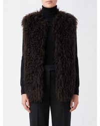 Michael Kors - Sleeveless Faux Fur Gilet - Lyst