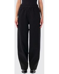 Ganni - High-Waisted Baggy Wide-Leg Trousers - Lyst