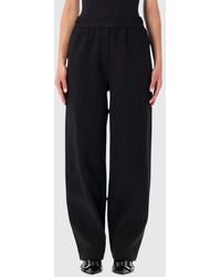 Ganni - High-Waisted Baggy Wide-Leg Trousers - Lyst