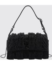 Benedetta Bruzziches - Aluminum Mesh Handbag With Crystals And Jewel Handle - Lyst