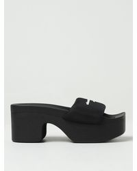 Alexander Wang - Sandali Aw Imbottiti In Nylon Con Platform 85mm - Lyst