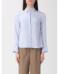 Max Mara - Classic Stretch Silk Shirt - Lyst