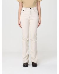 Burberry - Stretch Denim Straight Jeans - Lyst