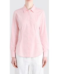 Paloma Wool - Slim Fit Organic Cotton Shirt With Classic Collar - Lyst