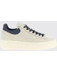 Hogan - H-Stripes Leather Sneakers - Lyst