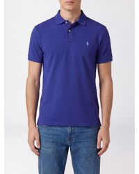 Polo Ralph Lauren - Short-Sleeved Cotton Polo Shirt With Embroidered Pony Logo - Lyst