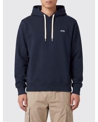 Autry - Cotton Hoodie With Contrasting Logo And Drawstring - Lyst