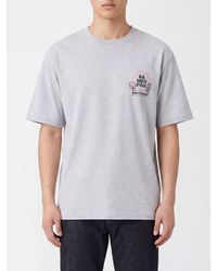 Edwin - Printed Cotton T-Shirt - Lyst